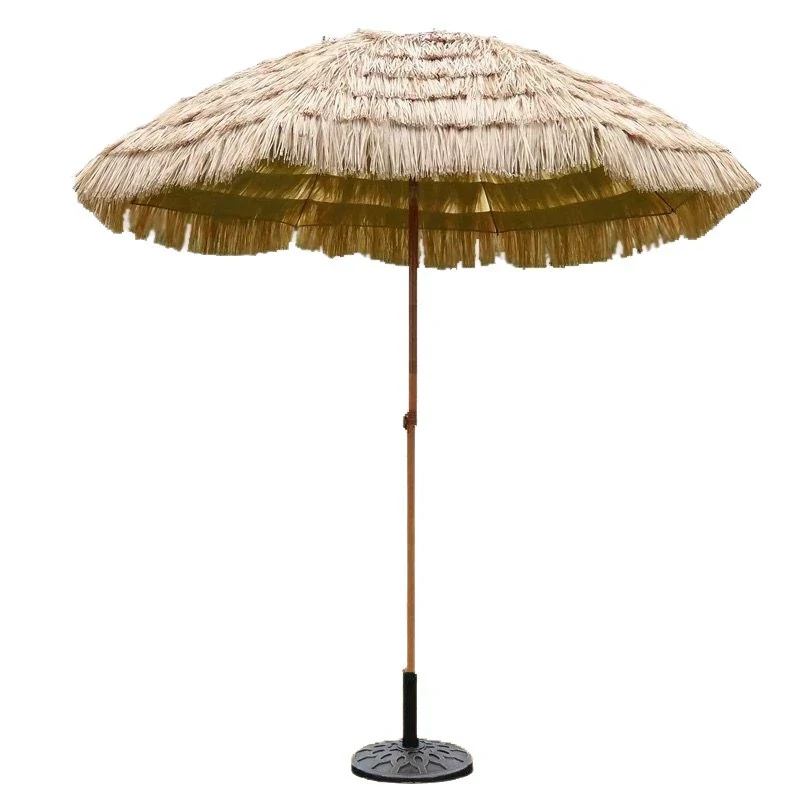 Beach Umbrella Straw Retro Outdoor 181