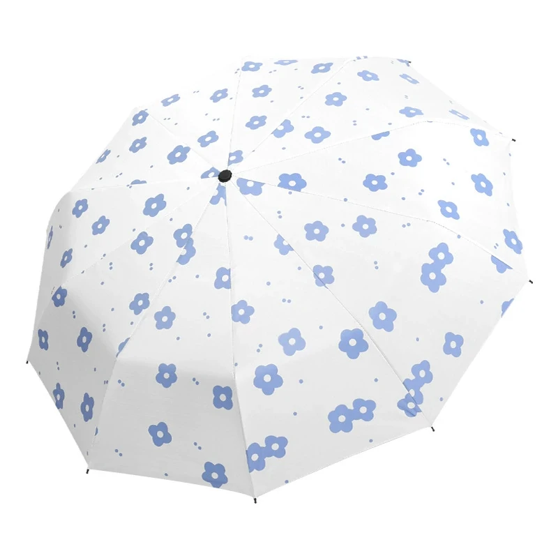 Folding Umbrella Auto UV Blooming 371