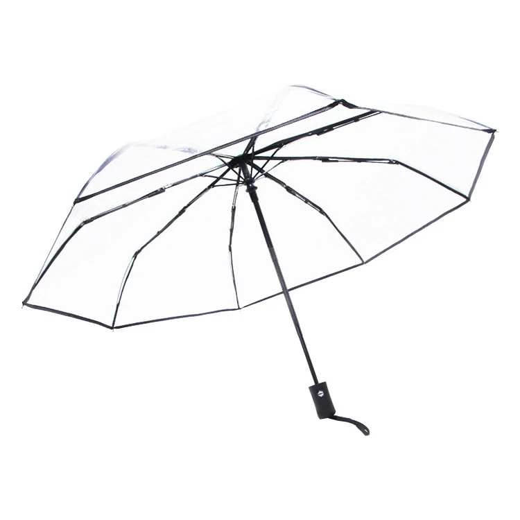 Folding Umbrella Clear Auto Custom Logo 260
