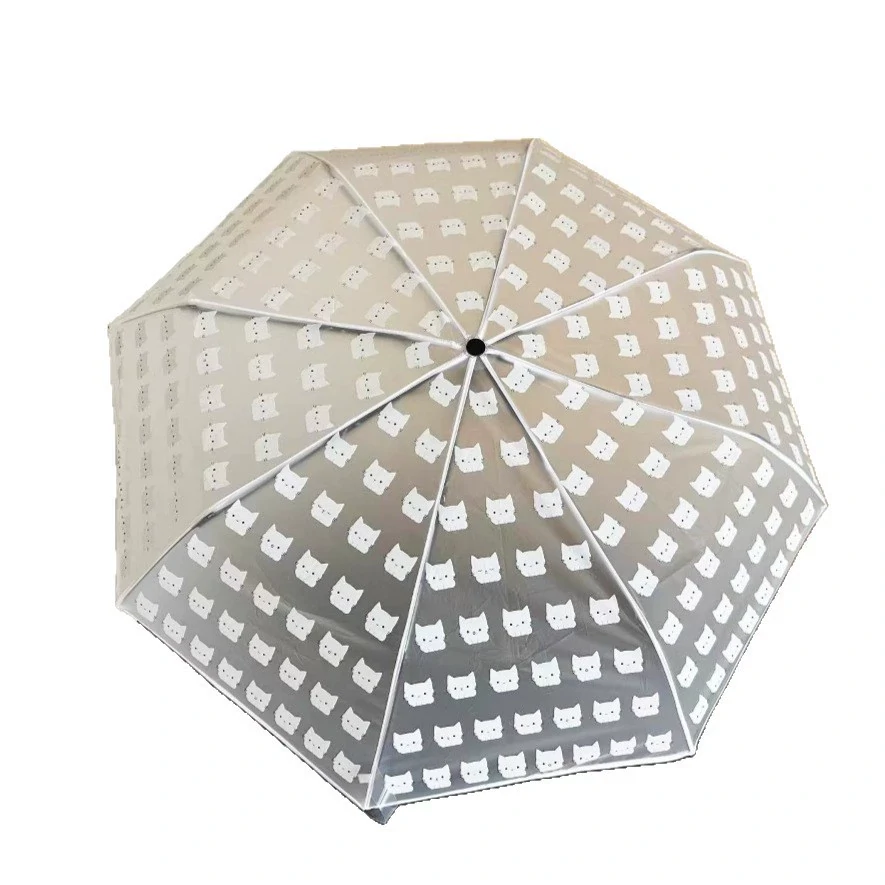 Folding Umbrella Clear Cartoon UV Portable 224