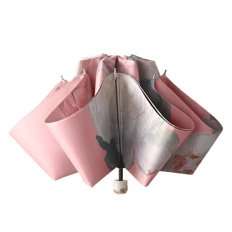Folding Umbrella Double Layer UV Reverse Inverted 362