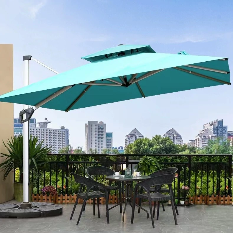 Garden Umbrella Patio Roman Balcony Sunbrella 366