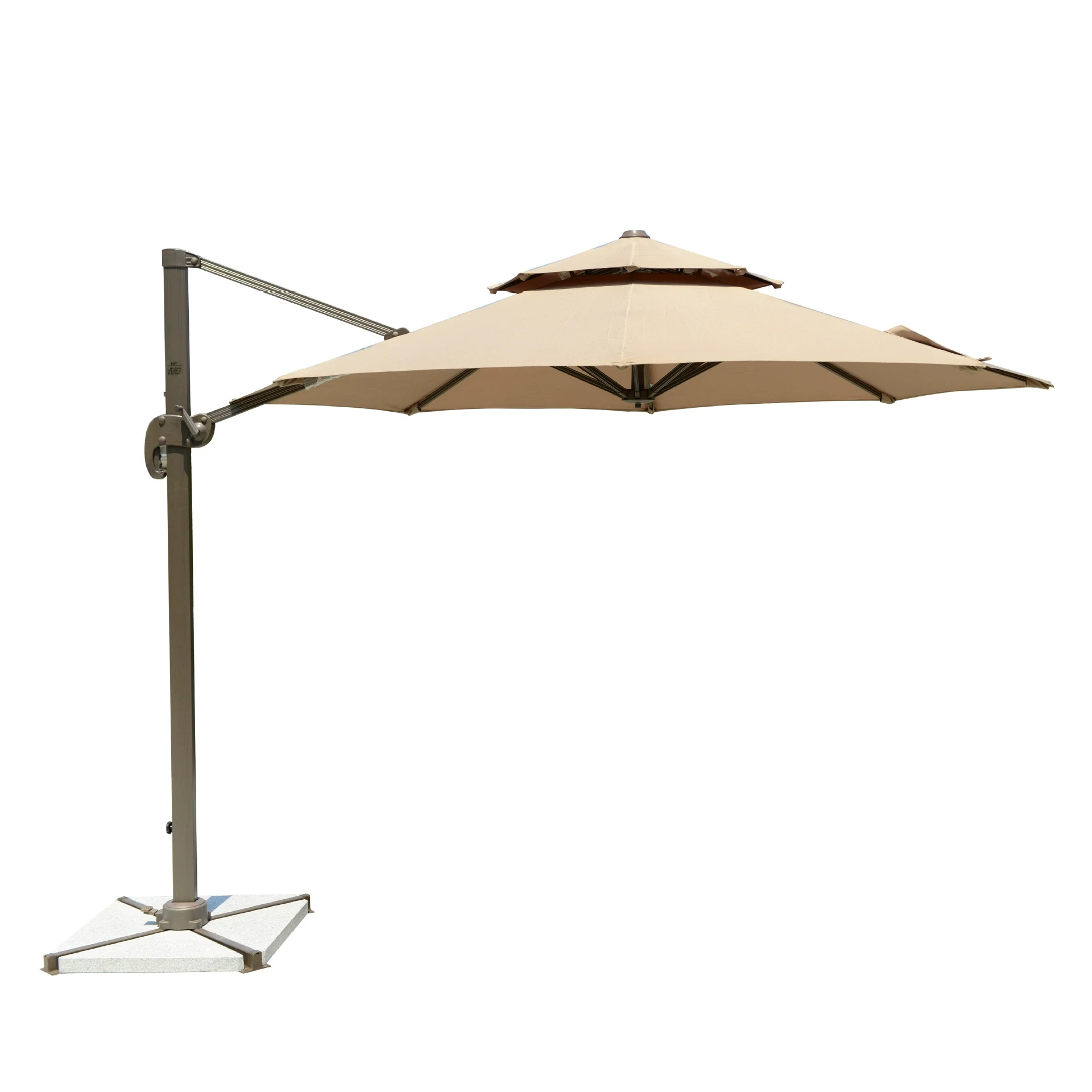 Garden Umbrella Roman Double Layer Custom Logo Round Square 207