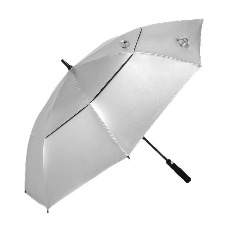 Golf Umbrella 8 Rib Double Layer Silver UV 276