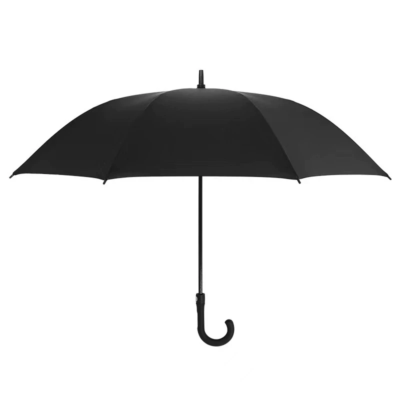 Golf Umbrella Curved Handle UV Double Layer Custom Logo 003