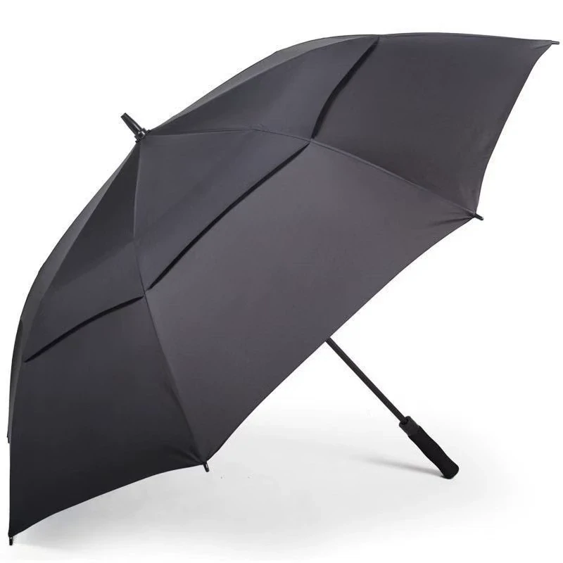 Golf Umbrella Double Layer Curved Handle Custom Logo 196