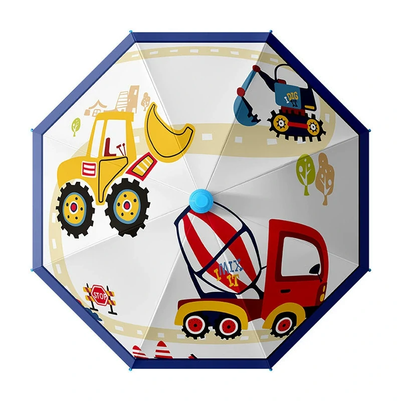 Kids Umbrella Auto Cartoon Straight 299