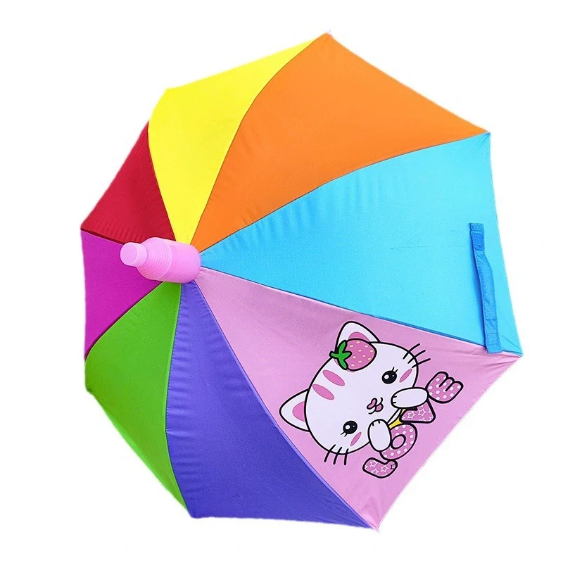 Kids Umbrella Auto Cartoon UV Custom Logo 020