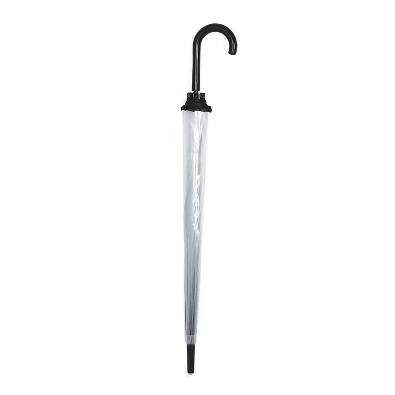 Straight Umbrella 16 Rib Clear Heavy Duty Custom Logo 102