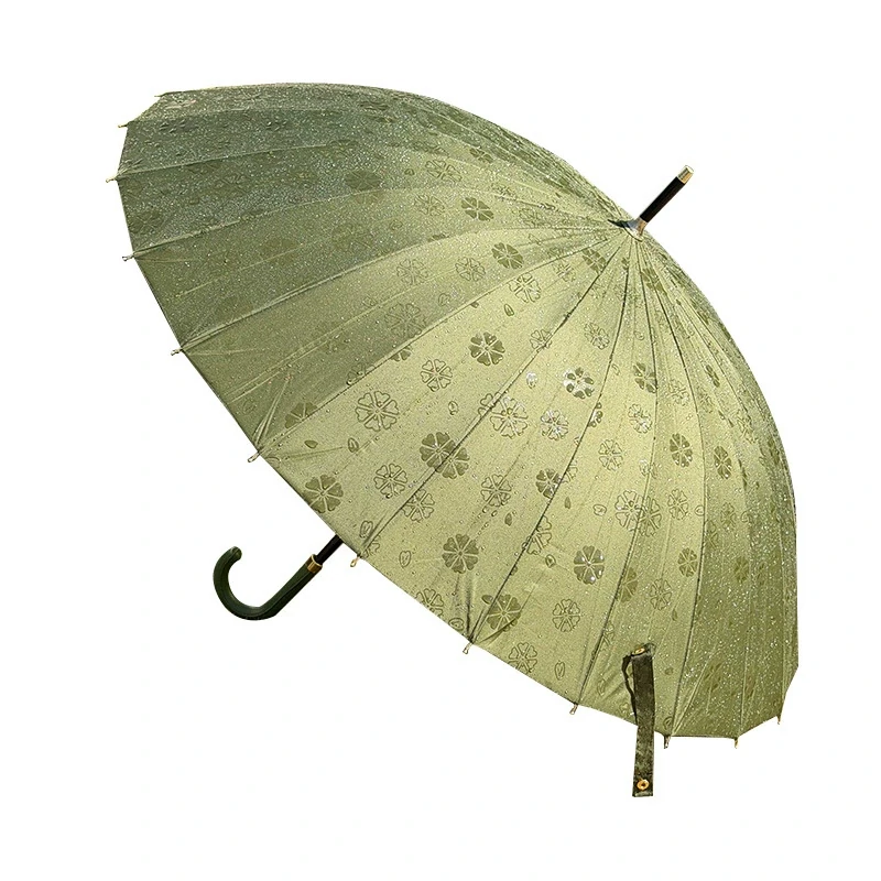 Straight Umbrella 24 Rib Blooming Auto 100