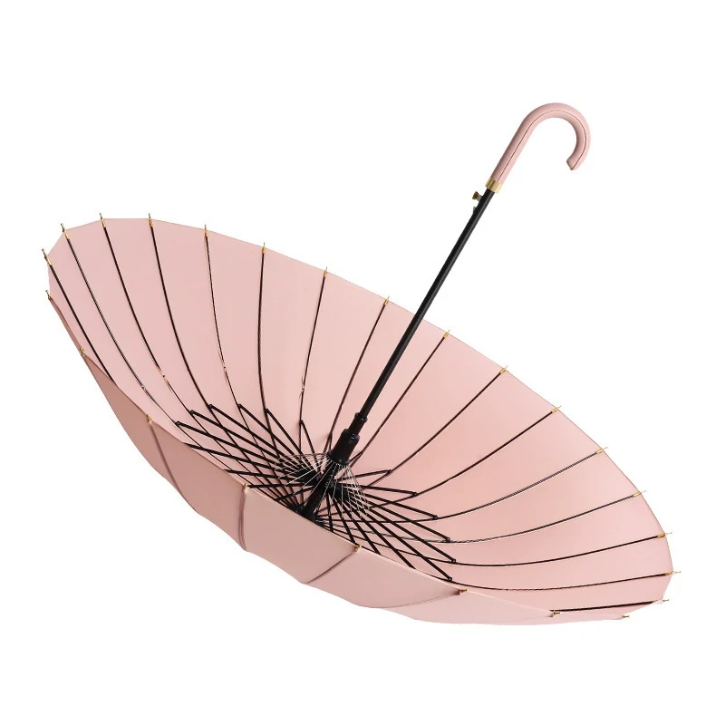 Straight Umbrella 24 Rib Blooming Custom Logo 133