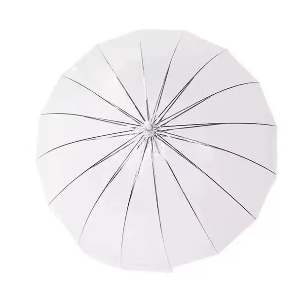 Straight Umbrella 8 Rib Clear Auto Custom Logo 361