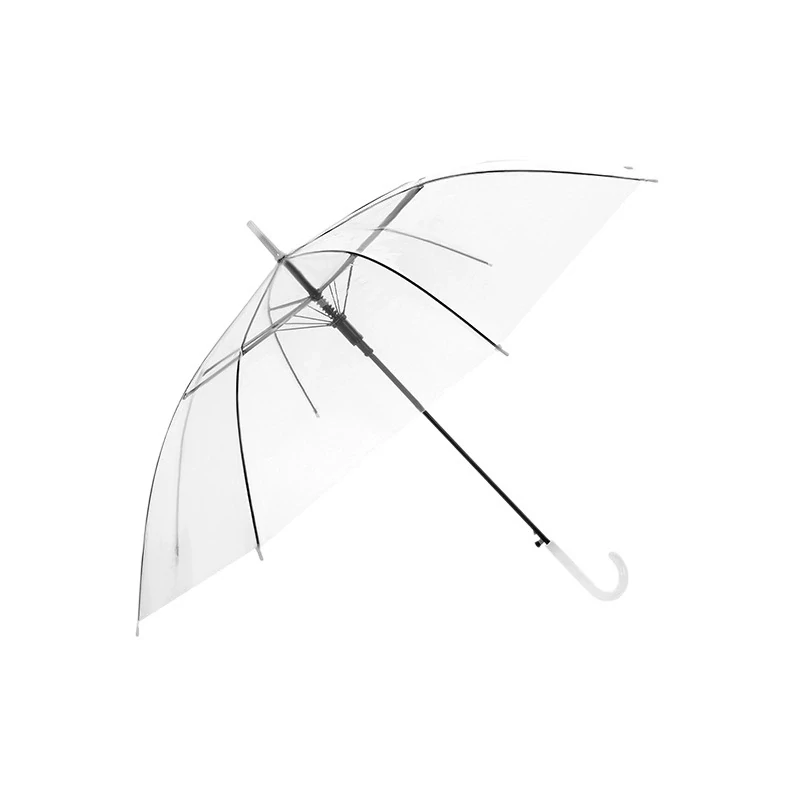 Straight Umbrella 8 Rib Clear Custom Logo 407