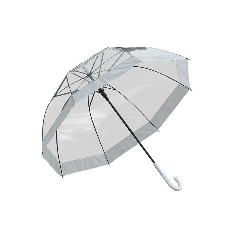 Straight Umbrella Auto Clear Custom Logo 164