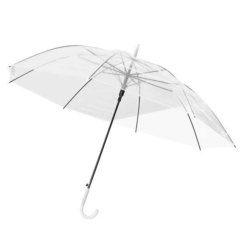 Straight Umbrella Clear 8 Rib Custom Logo 321