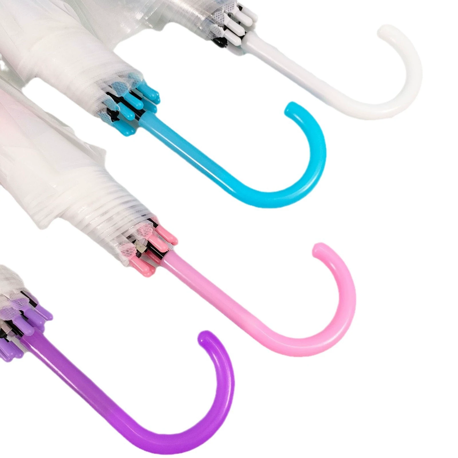 Straight Umbrella Clear Auto Custom Logo 065